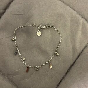 Elegant Silver Charm Bracelet